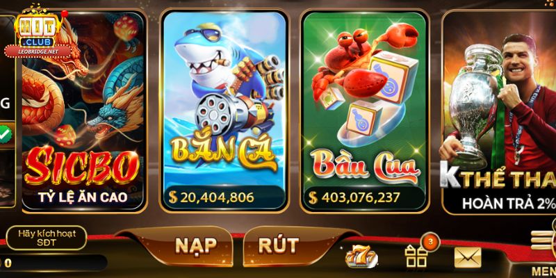 Hướng dẫn cách chơi game bắn cá tại Hit club 